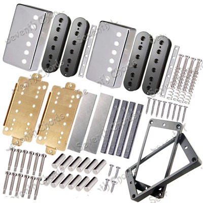 1Set N&B LP Guitar Humbucker Pickup Kits Producing Accessories/Brass Cover L03CR