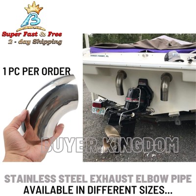 Exhaust Stainless Steel Elbow 90° Mandrel Bend Pipes For Boat Car Stair Handrail