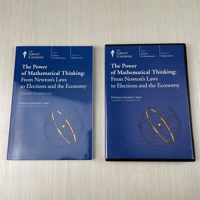 Great Courses The Power of Mathematical Thinking, Course Guidebook and 4 DVDs