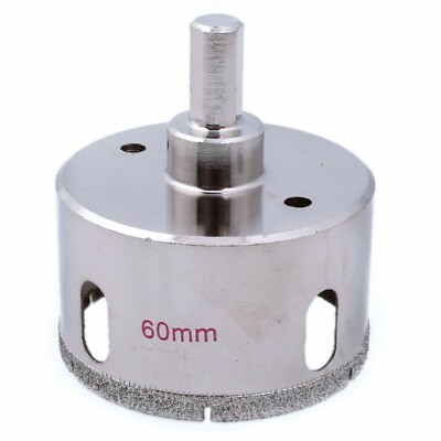 60mm 2-3/8'' inch Diamond Tile Hole Saw Drill Bit Masonry Tools for Stone Glass