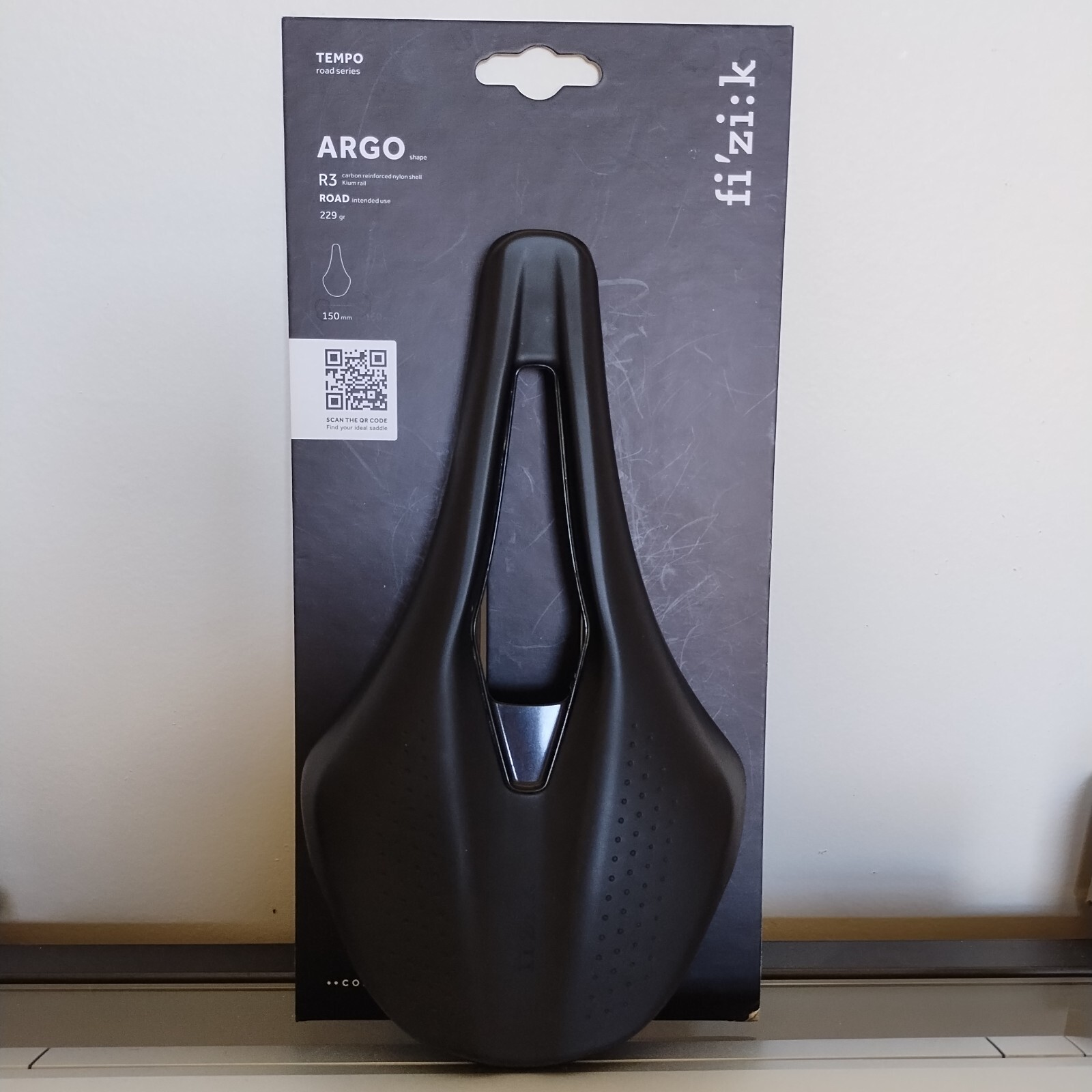 Fizik ARGO Tempo 150mm Road Bike Bicycle Saddle - R3 Kium Fizik ARGO Tempo 150mm Road Bike Bicycle Saddle - R3 Kium