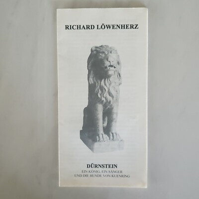Vintage Austrian Pamphlet - Romantik Hotel - Richard Lowenherz - Durnstein 