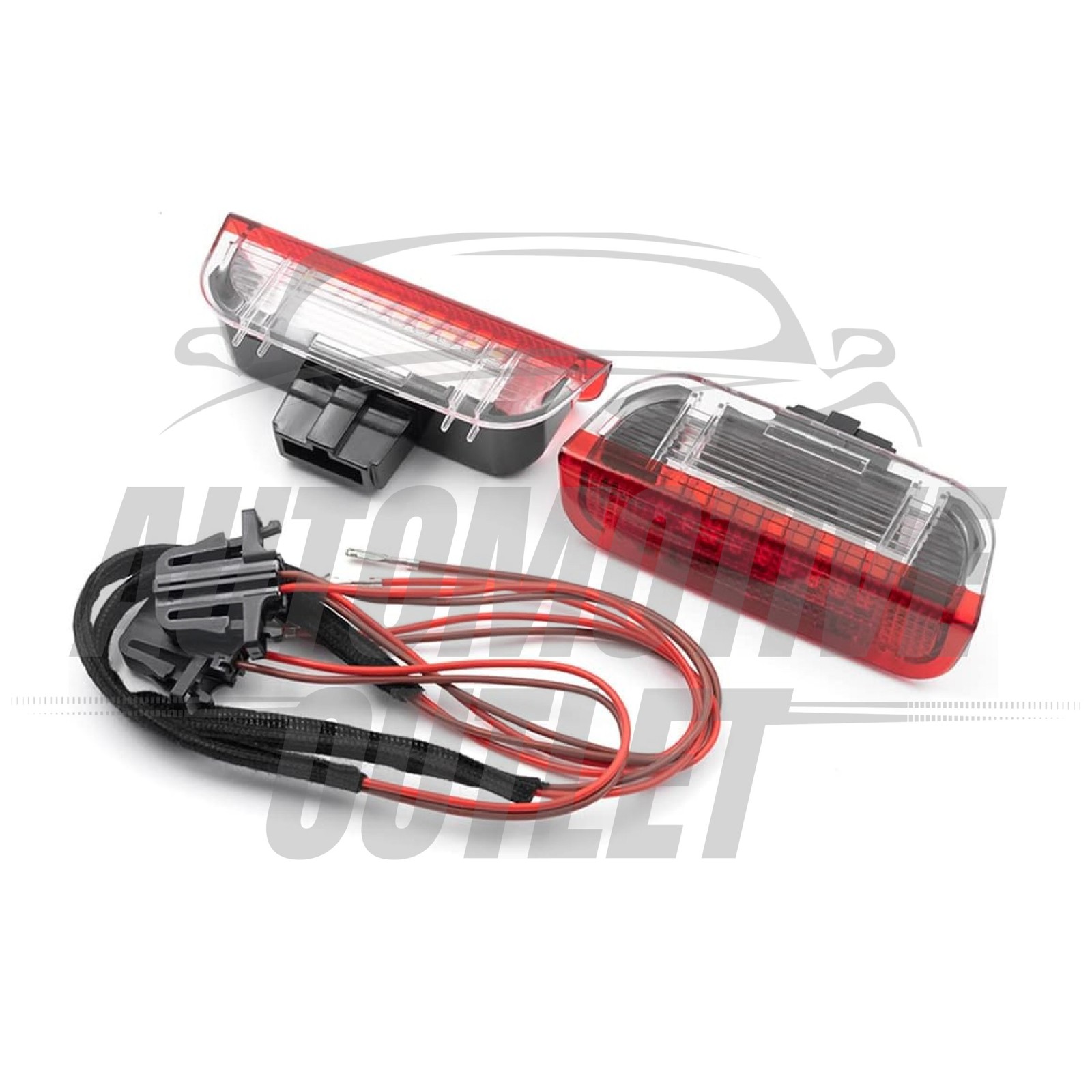 2x FRONT DOOR COURTESY WELCOME LED LIGHTS FOR VW GOLF MK5 MK6 MK7 TIGUAN PASSAT 7