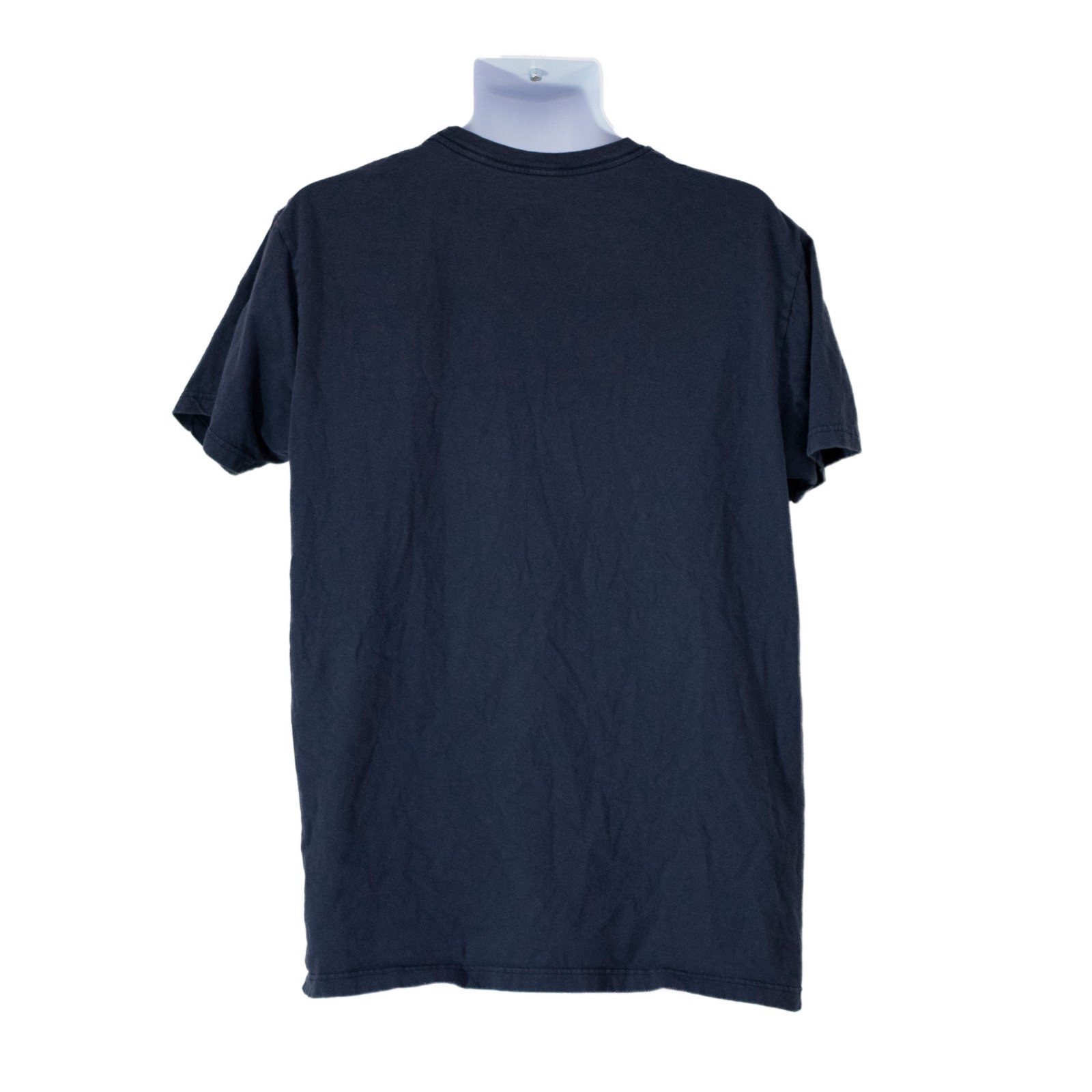 Mens FCB FC Barcelona Navy Short Sleeve Graphic T-Shirt Size L Large