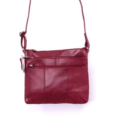 Women's Leather Cross-Body Bag Adjustable Strap