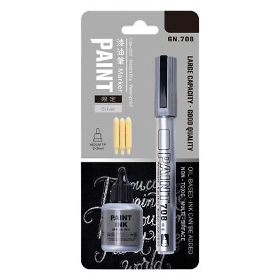 Chrome Paint High Gloss Reflective Mirror Paint Pen Metal Chrome Touch