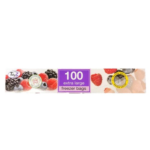 Tidyz XL Freezer Bags 100 Pack