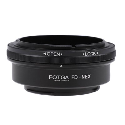 US FOTGA Adapter for Canon FD Lens to Sony E-Mount A7IV A7R A7SIII A6400 A7C NEX