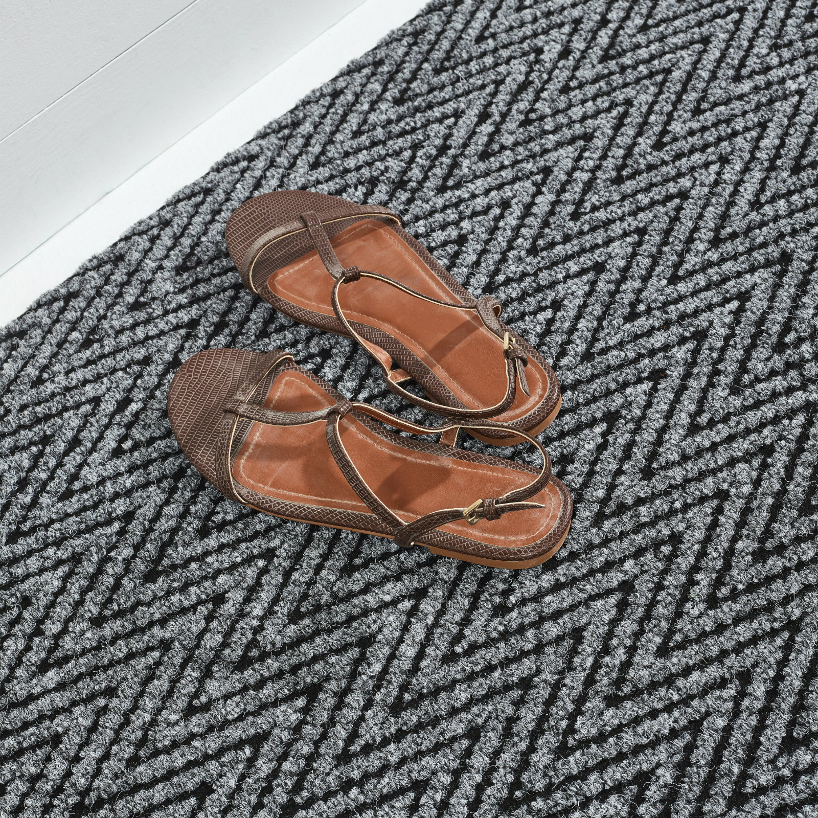 Barrier Entrance Matting Chevron Design Mat Hard Wearing Carpet Lobby