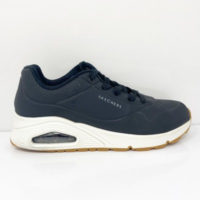 

Skechers Womens Uno Stand On Air 73690 Черная повседневная обувь Кроссовки Размер 9, Черный, Uno Stand on Air