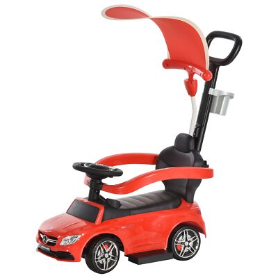 3 in 1 Kids Ride on Push Car for Toddlers Stroller Sliding Car Toy 1-3 Years