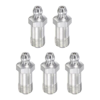 5pcs Steel Straight Grease Fitting M10 x 1mm Thread Hydraulic