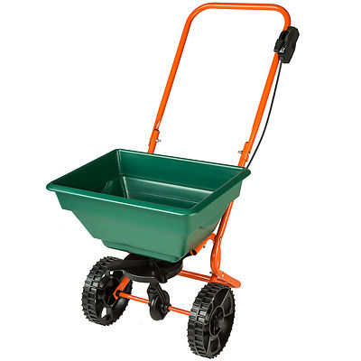 Streuwagen 25L Sandstreuer Saatgutstreuer Düngerstreuer Salz Streusalz Dünger 