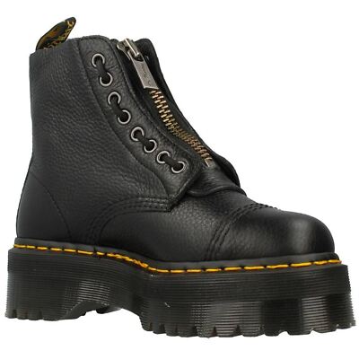 Dr. Martens Womens Boots Sinclair Casual Lace-Up Ankle Nappa Leather