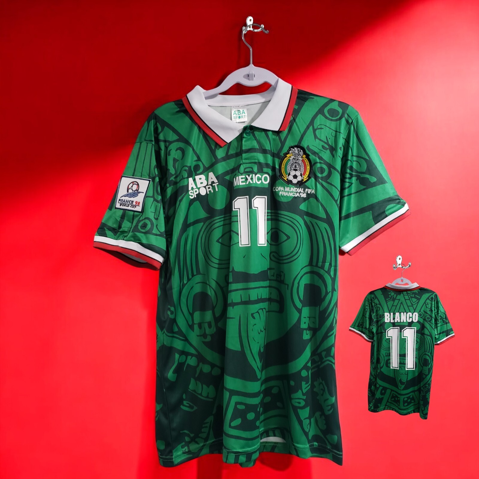 Jersey Mexico National Team World Cup 98 - BLANCO # 11