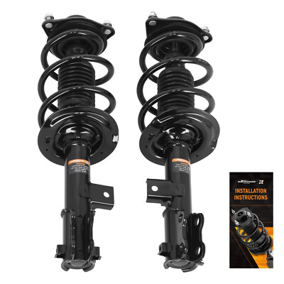 2pc Front Strut Spring For Hyundai Sonata 12-14 2.4LITER L4 SE LIMITED GLS SEDAN