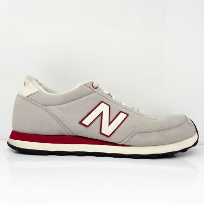 

New Balance Mens 501 ML501SLR Серая Повседневная Обувь Кроссовки Размер 9.5 D, Серый, 501