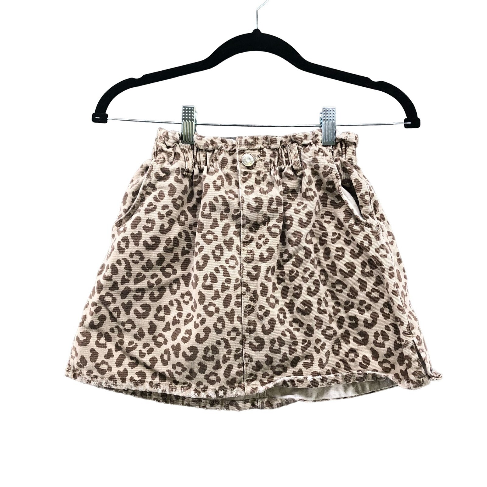新品‼︎ Spick and Span オブラダLEOPARDPRNTSKIRT Spick and Span Leopard Size 38 Tight Long skirt Black White