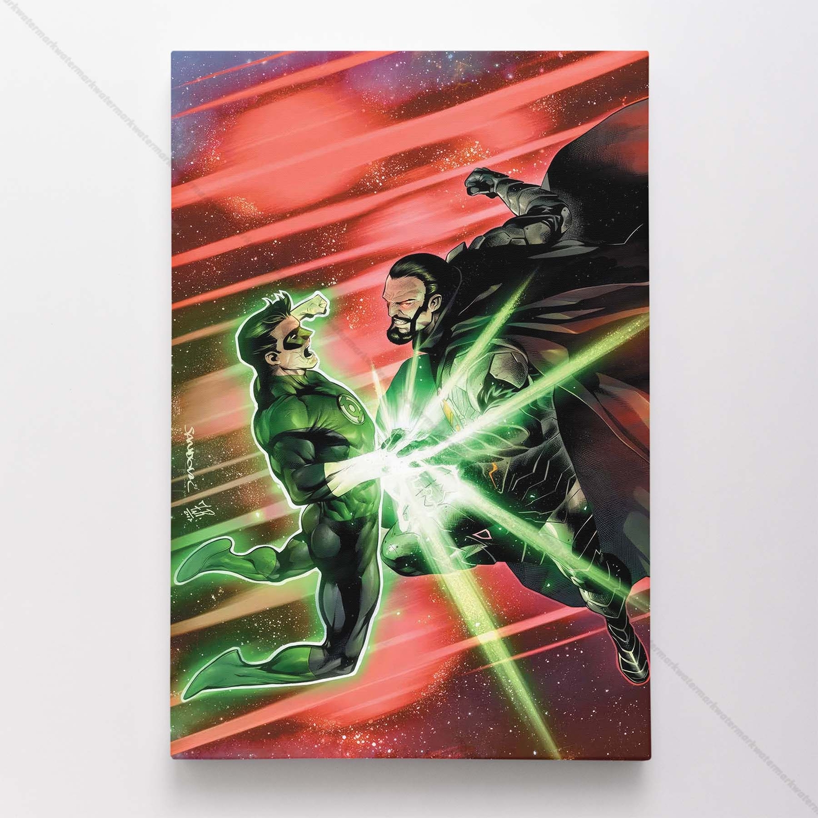 Green Latern Poster Canvas DC Comic Book Cover Art Print #55492