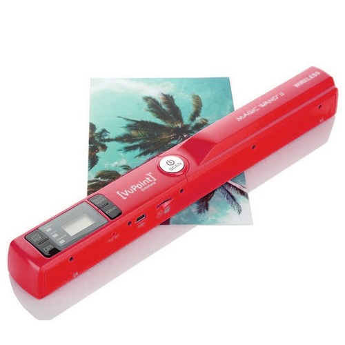 Scanner Portátil Magic Wand Vupoint - Visor LCD E Base Automática
