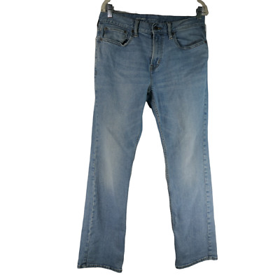 Old Navy Light Wash Blue Jeans Mens Size 32 x 32 Measures 32x31 Straight Leg