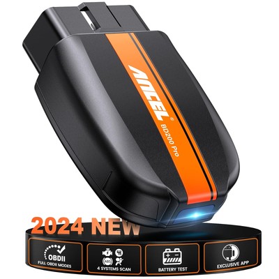 ANCEL BD200 Pro OBD2 Scanner Bluetooth Enhanced Wireless Code Readers ABS SRS...