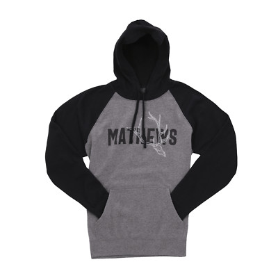 Mathews Elk Hoodie - Black/Grey - Large - 70394-3A