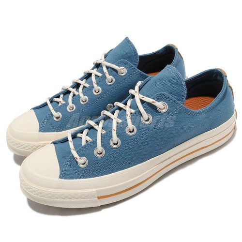 

Converse Chuck 70 1970 Low Blue Brown Мужская повседневная обувь унисекс для образа жизни 170856C, Синий, Chuck 70 Low