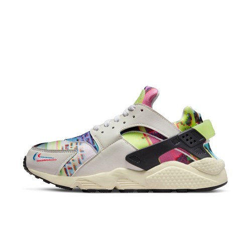 

[DX3264-902] Женские кроссовки Nike AIR HUARACHE «PIXEL GAME», White/black/volt/multi-color