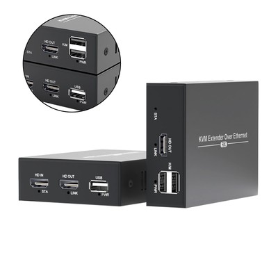 150M HDMI KVM Extender IP Cat5e/6 Cable HDMI USB Extender PC Switch RX TX