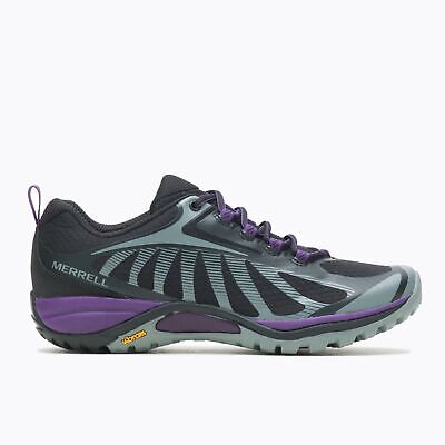 Merrell Women Siren Edge 3 Black/Acai 9 M Hiking Shoes Mesh