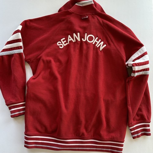 Sean John デニム テーラードジャケット カバーオール 刺繍 虎 y2k Sean John デニム テーラードジャケット カバーオール 刺繍 虎 y2k