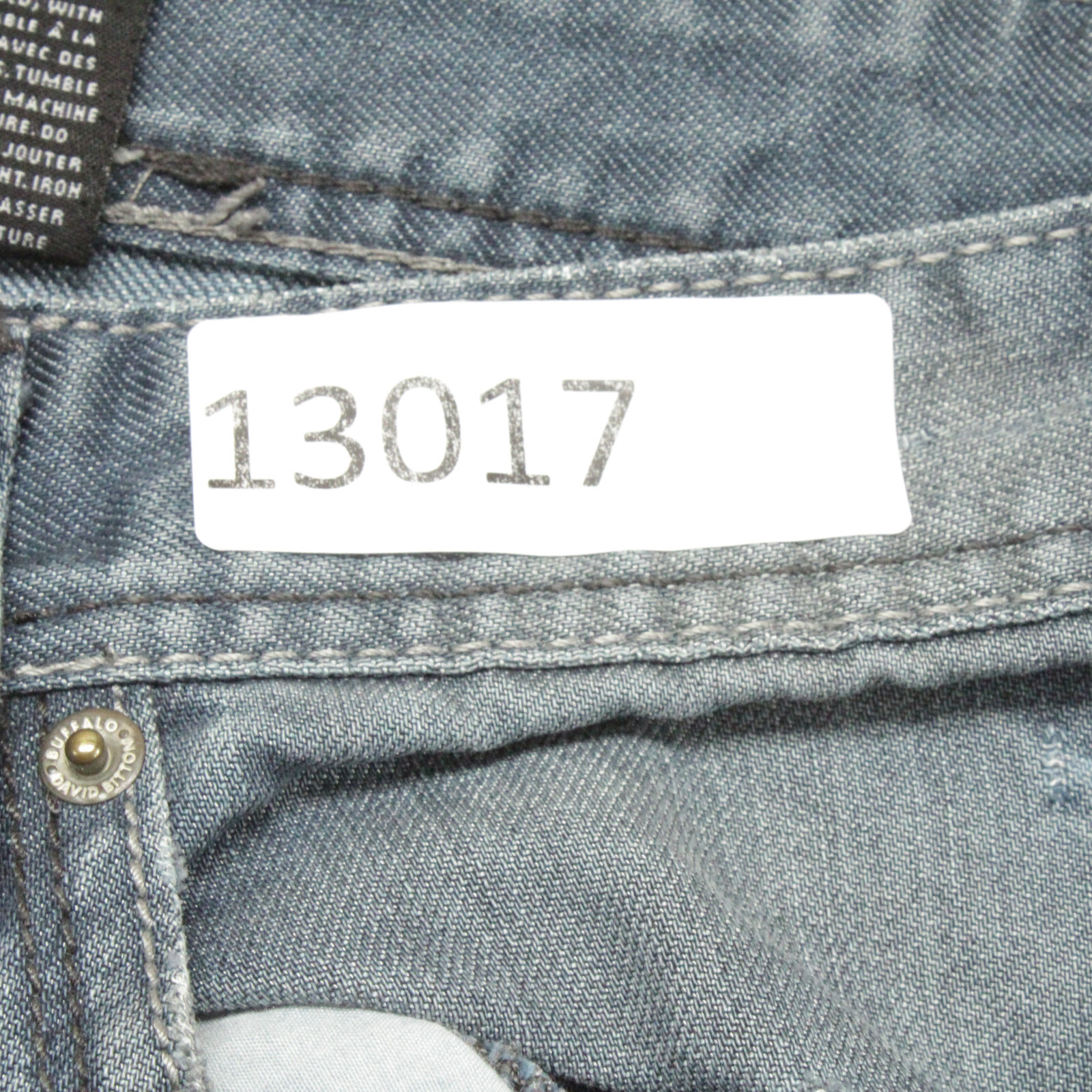 Buffalo David Bitton Men's Size 34x31 Blue Distressed Medium Wash Denim Jeans