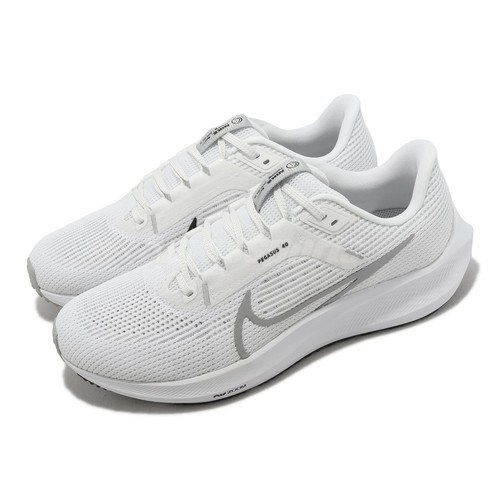 

Nike Air Zoom Pegasus 40 White Wolf Grey Мужская спортивная обувь для бега DV3853-102, Белый, Air Zoom Pegasus 40