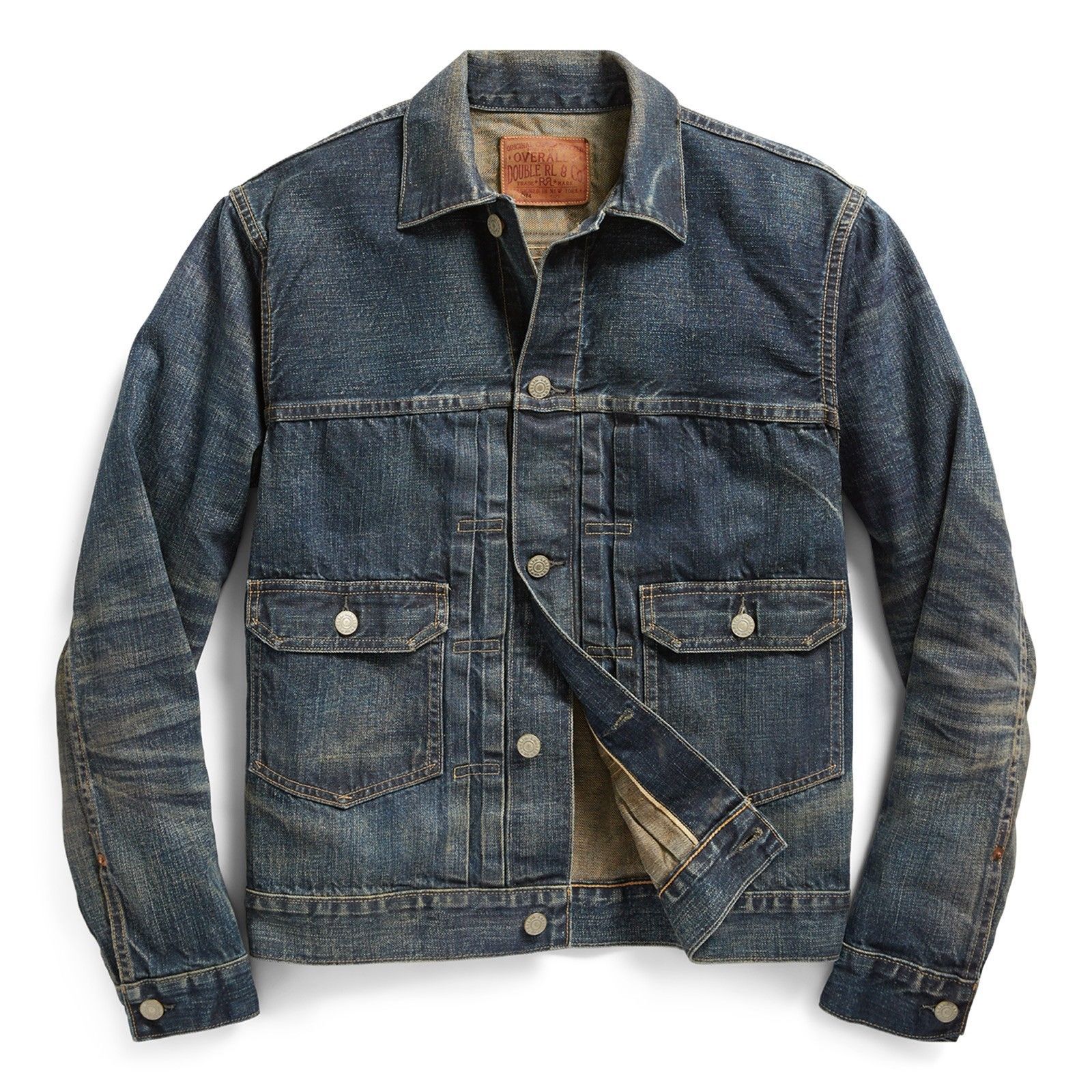 RRL Slim Fit Denim Jacket Jean Indigo 