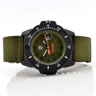 Luminox Navy Seal 3600 Series Men's Watch Set Quartz Green Dial Strap 3617.SET