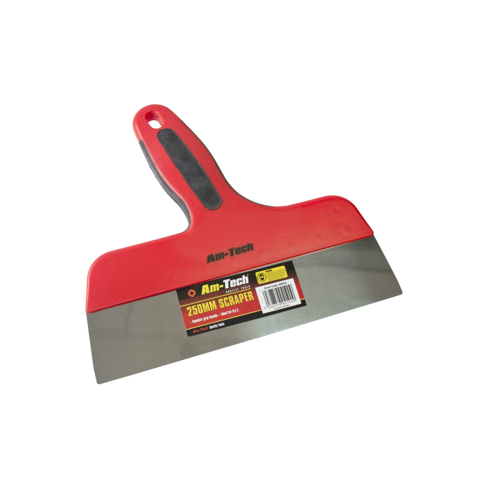 10" Render Plaster Filling Wallpaper Scraper Scratcher Comfort grip DIY