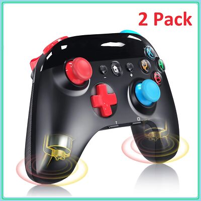2 Pack Wireless Controller Gamepad Compatible for Nintendo Switch/Lite