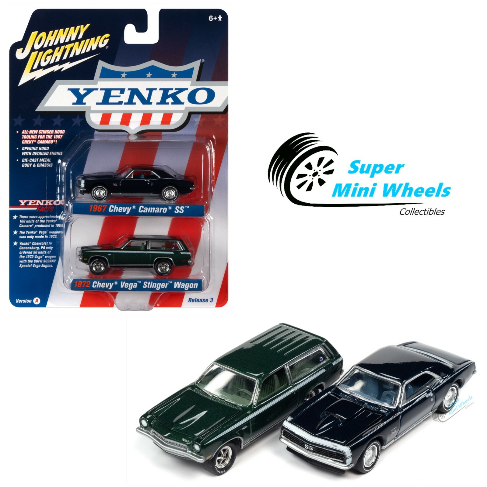 ジョニーライトニング　イエスタデイ&トゥデイ　シボレーカマロ　1/64 m49781049016_1.jpg?1688036395