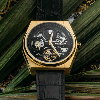 Pre-owned Archetype Rogue Automatic Gold Black