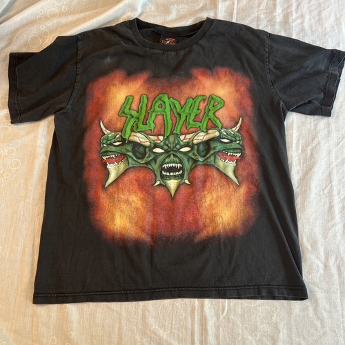 廃番 レトロ 1997年 NEEDay コンサートツアー DEEN Tシャツ Vintage Slayer 1999 Diabolus on Tour Large T-Shirt Musica