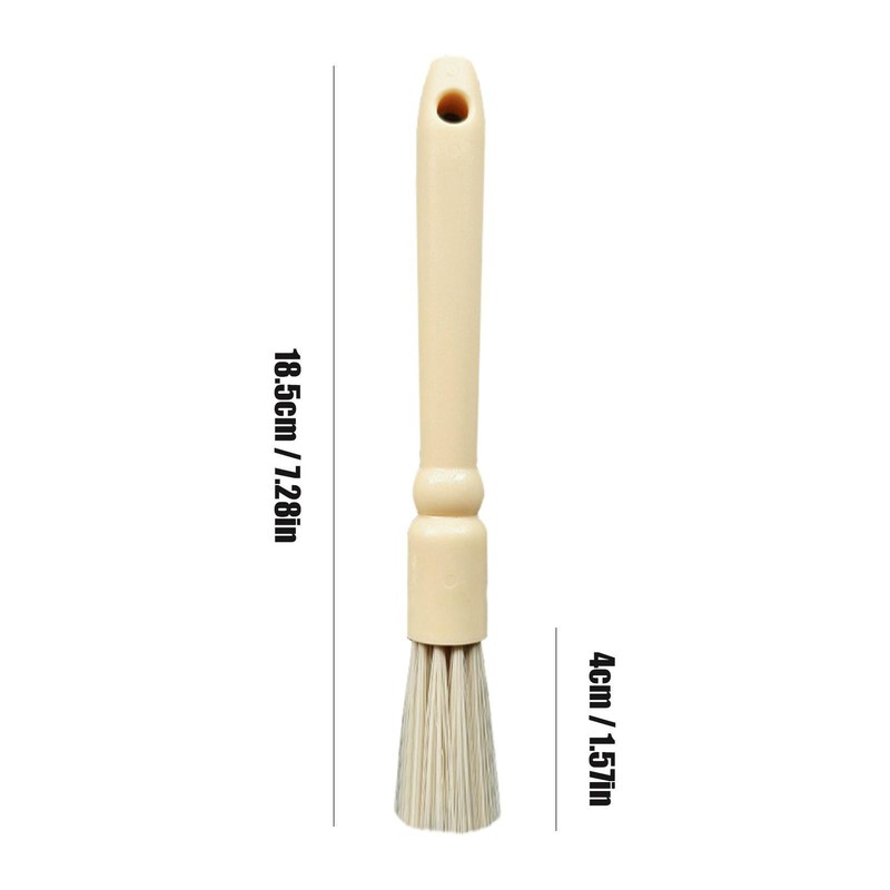 2x Coffee Maker Espresso Grinder Brush Wooden Espresso Machine Cleaning Brush