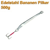 Bananen Dreikant Edelstahl Norwegen Pilker Norwegenpilker Steinbutt 500g