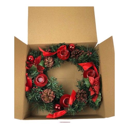 Christmas Wreath Table Decor 12