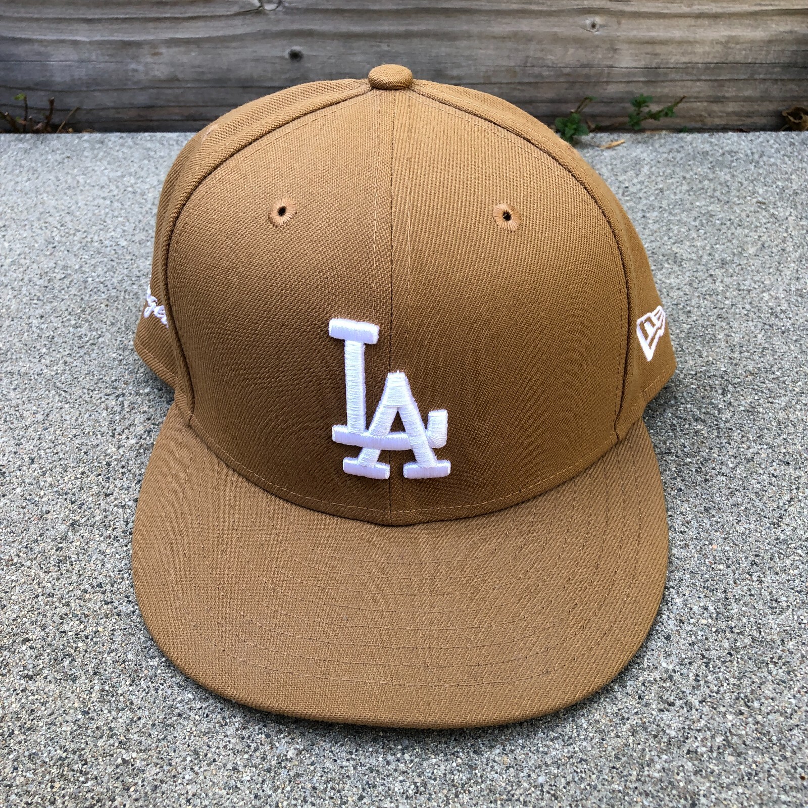 NEW ERA Los Angeles Dodgers Fitted Hat 7 1/2 Men's Peanut