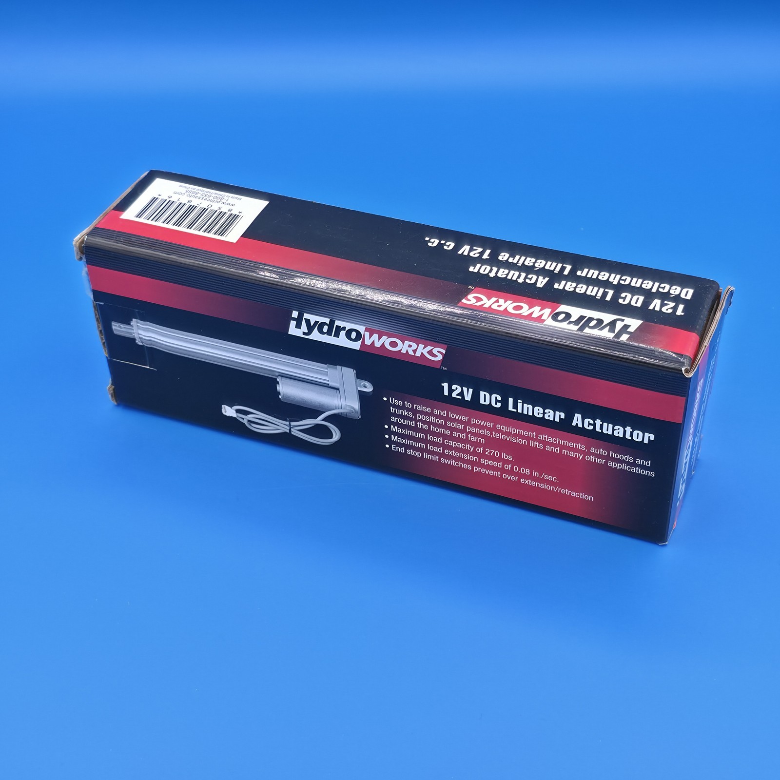 HydroWorks 12V DC Linear Actuator 4in & 8.11in Brand New in Box
