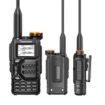 UV-K5 Walkie Talkie Dual Band 5W Rechargeable Two Way Radio NOAA Emergency We...