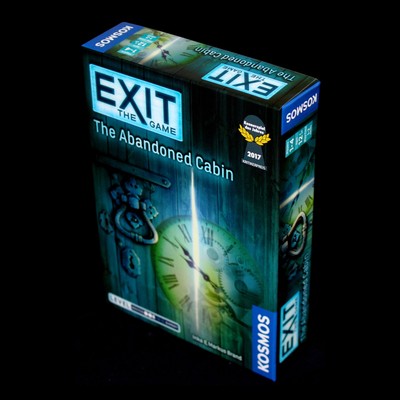 EXIT: The Abandoned Cabin At Home Escape Room Game THK 692681