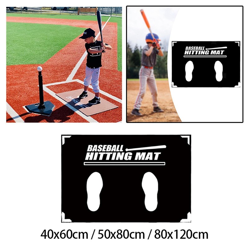 Baseball-Schlagmatte Aus Gummi, Trainingspad FÃ¼R Drinnen Und DrauÃEn,