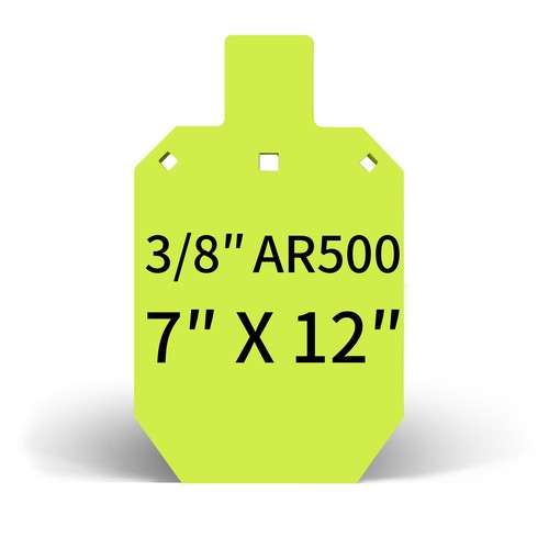 Target System - AR500 Steel Shooting Target 3/8" Thick with 2x4 Target Stand Kit